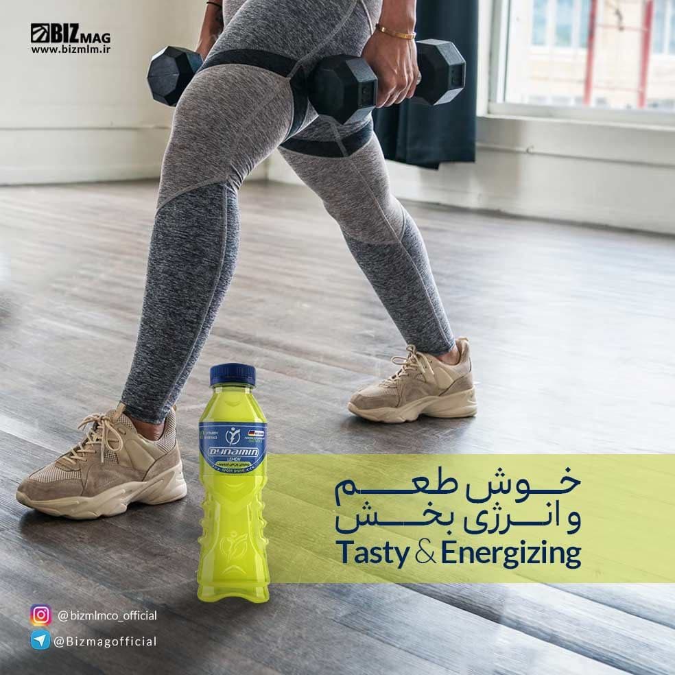 نوشیدنی‌ ورزشی داینامین (طعم لیمو) باکس ۶ عددی