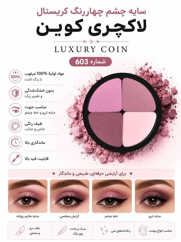 سایه چشم ۶۰۳ لاکچری کوین