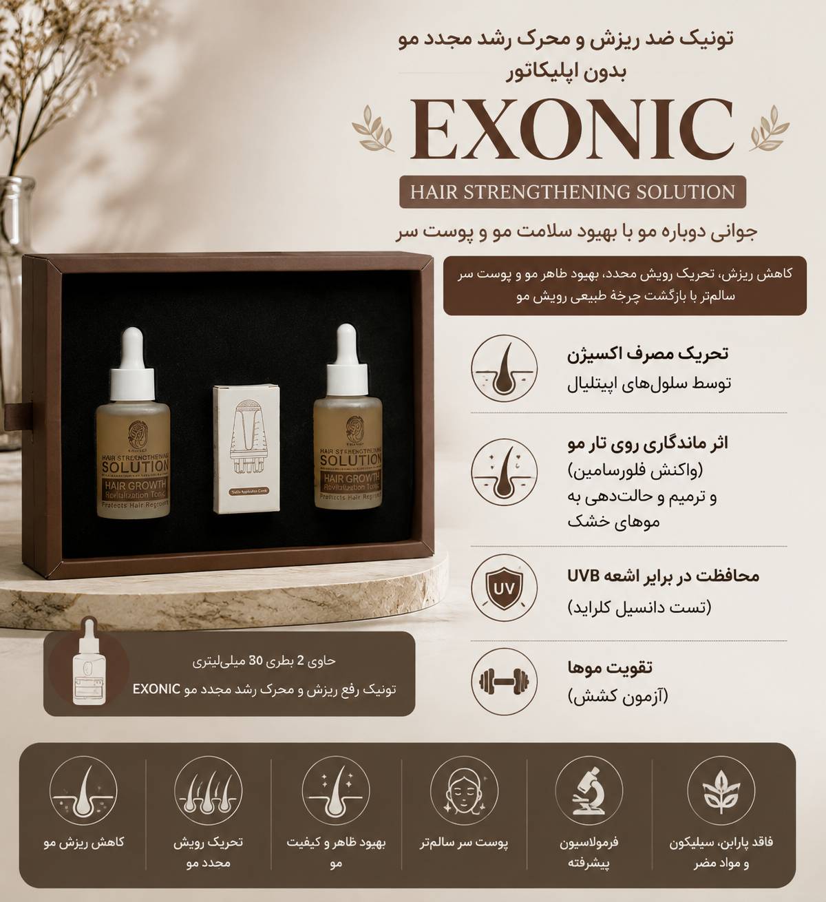 تونیک موی اکسونیک